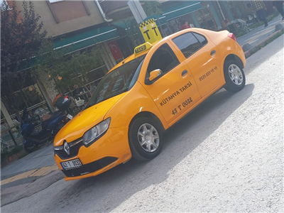 Kütahya Taksi araç yan görünüm